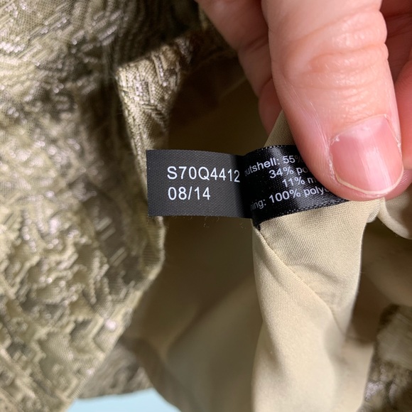 The Limited Gold Paisley Jacquard Pencil Skirt - Picture 4 of 7